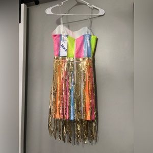Sequin Mini Dress